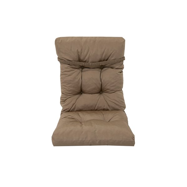Bozanto Inc. High Back Patio Chair Cushion - Light Brown