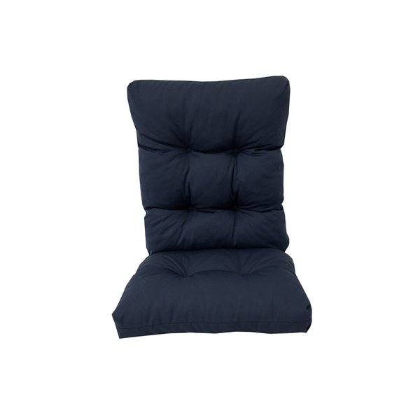 Bozanto Inc High Back Patio Chair, Navy Blue Patio Chair Cushions