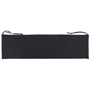 Bozanto Patio Bench Cushion - 48-in x 13-in - Black