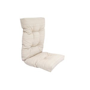 Coussin pour chaise de patio à haut dossier de Bozanto Inc., crème