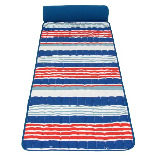 Bozanto Inc. Beach Mat - 65.25-in x 25.5-in - Blue and Red