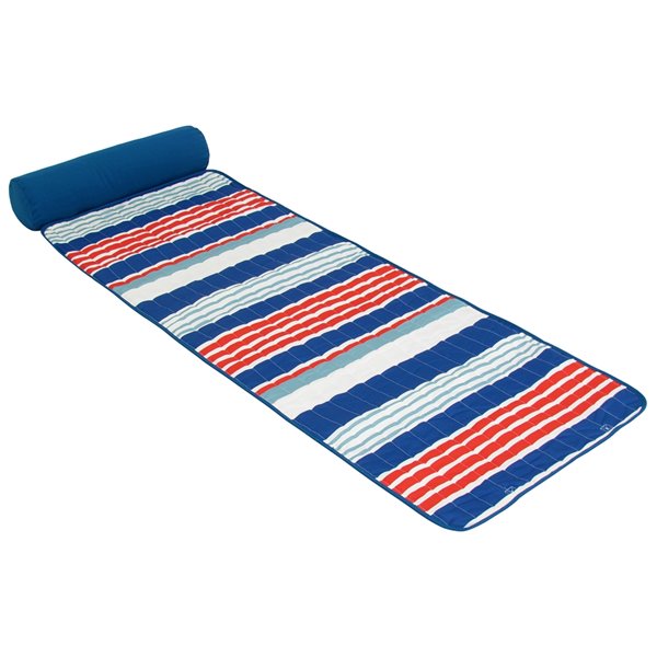 Tapis de plage de Bozanto Inc., 65,25 po x 25,5 po, bleu et rouge