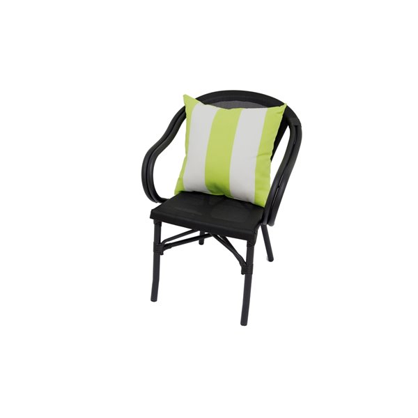 Green And White Striped Patio Chair Cushions Patio Ideas