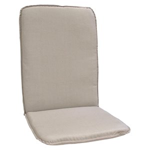Coussin pour chaise de patio à haut dossier de Bozanto Inc., beige