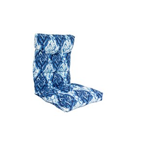 Coussin pour chaise de patio à haut dossier de Bozanto Inc., bleu