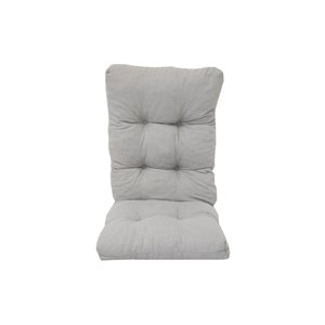 Coussin pour chaise de patio à haut dossier de Bozanto Inc., gris pâle