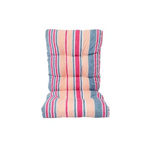 Coussin pour chaise de patio à haut dossier de Bozanto Inc., rayure rose