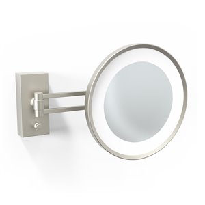 WS Bath Collections Magnifying Makeup Mirror - Matte Nickel