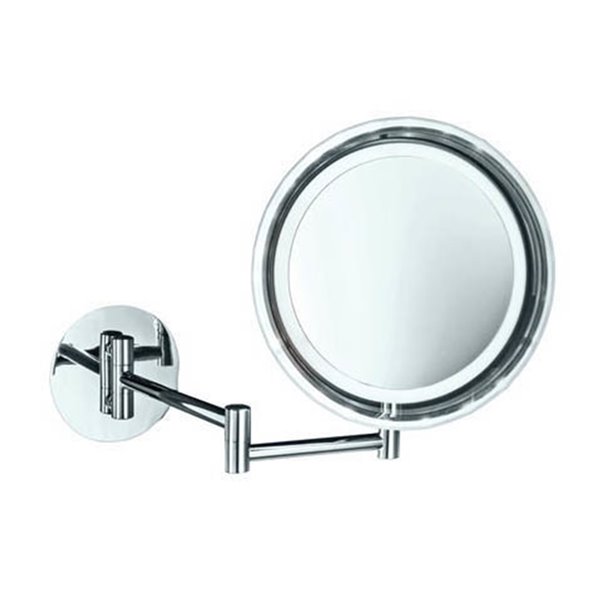 WS Bath Collections Magnifying Makeup Mirror - Chrome/Bronze