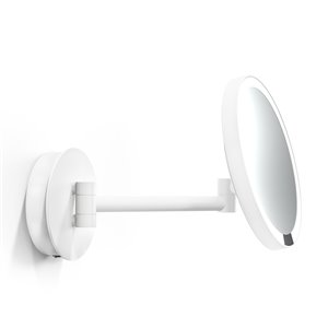 WS Bath Collections Magnifying LED Makeup Mirror - Matte White