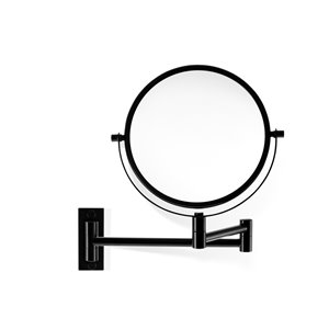 WS Bath Collections Magnifying LED Mirror - Matte Black