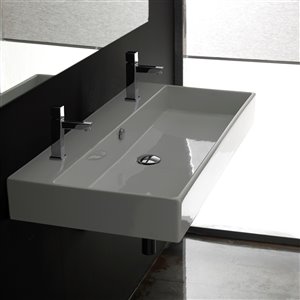 WS Bath Collections Unlimited Bathroom Sink - White