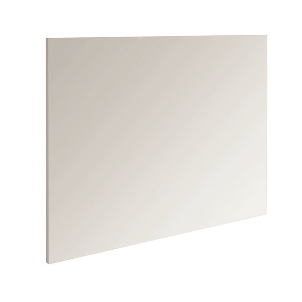 WS Bath Collections Murano Wall Mirror with Frame - 39.4-in - Grey