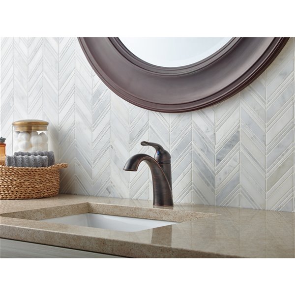 DELTA Lahara Bathroom Faucet - 1-Handle - Venetian Bronze