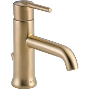 DELTA Trinsic Bathroom Faucet - 1-Handle - Champagne Bronze