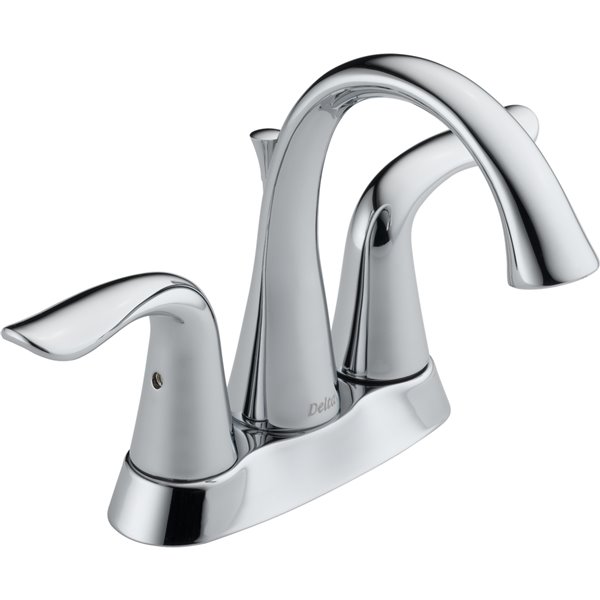 DELTA Lahara Bathroom Faucet - 2-Handle - Chrome