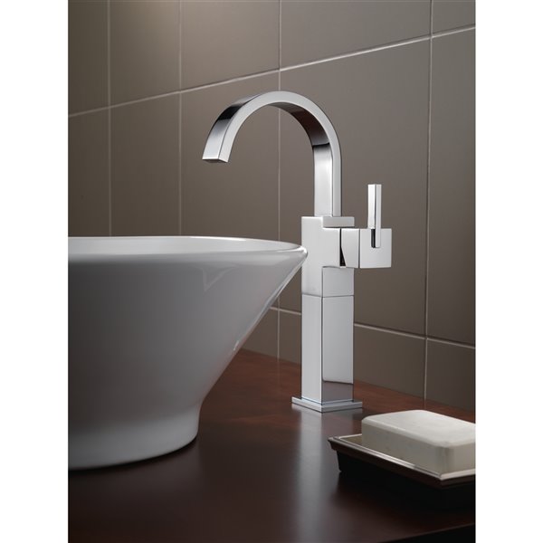 DELTA Vero Vessel Bathroom Faucet 1-Handle Chrome 753LF RONA