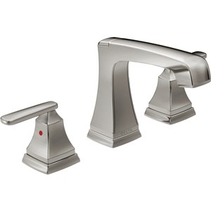 Robinet de salle de bain à large entraxe Ashlyn de DELTA, 2 poignées, acier inoxydable