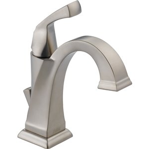 Robinet de salle de bain Dryden de DELTA, 1 poignée, acier inoxydable