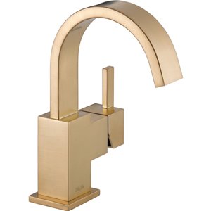 DELTA Trinsic High-Arc Bathroom Faucet - 1-Handle - Champagne Bronze