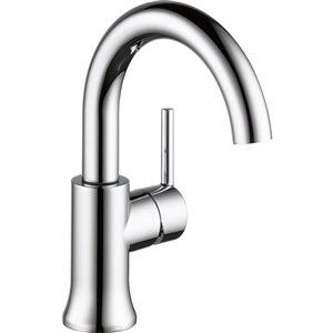 Robinet de salle de bain à grand arc Trinsic de DELTA, 1 poignée, chrome