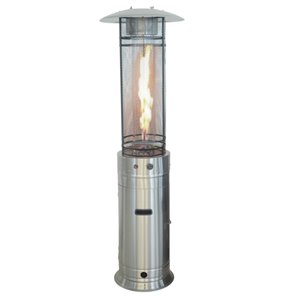 Legacy 4-Sided Propane Patio Heater - 46,000-BTU - 72.8-in - Stainless Steel