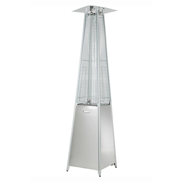 Legacy 4-Sided Propane Patio Heater - 40,000-BTU - 87-in - Stainless Steel