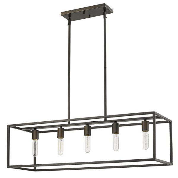 Luminaire suspendu Cobar de Acclaim Lighting, 5 ampoules