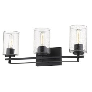 Acclaim Lighting Orella 3-Light Matte Black Modern Vanity Light