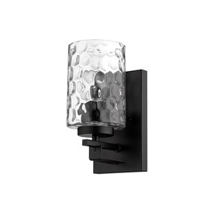 Applique murale Livvy de Acclaim Lighting, 4,75 po, 1 lumière, noir mat