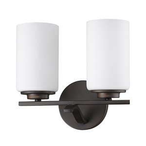 Acclaim Lighting Poydras 2-Light Modern Vanity Light - Oil-Rubbed Bronze