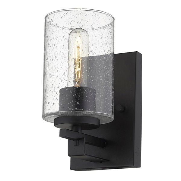 Applique murale Orella de Acclaim Lighting, 4,5 po, 1 lumière, noir mat