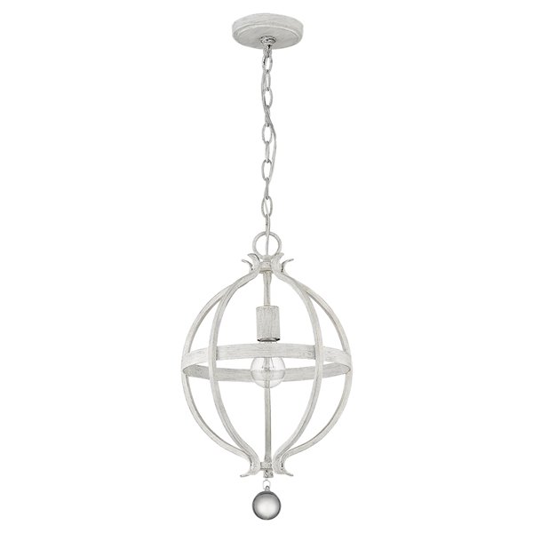 Acclaim Lighting Callie Modern 1 Light Country White Dome Pendant In11340cw Rona - Country Cottage Pendant Lighting