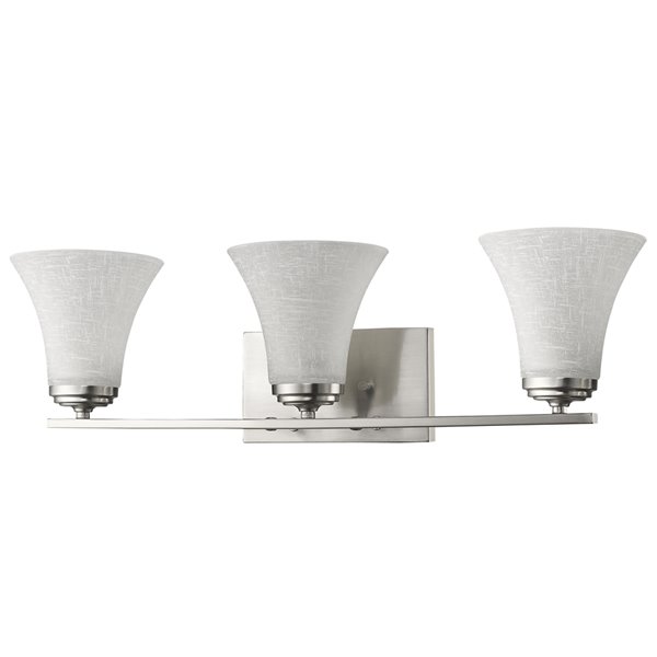 Acclaim Lighting Union 3-Light Modern Vanity Light - Satin Nickel