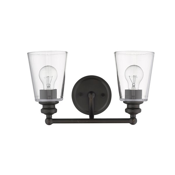 Acclaim Lighting Ceil 2-Light Oil-Rubbed Bronze Modern Vanity Light