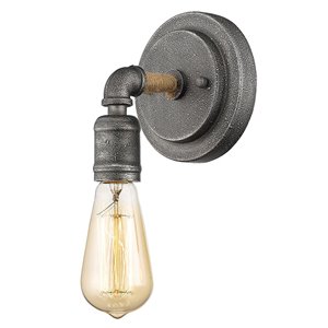 Applique murale Grayson de Acclaim Lighting 5,25 po, 1 lumière, gris antique