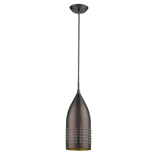 Acclaim Lighting Prism Modern 1-Light Oil-Rubbed Bronze Dome Pendant