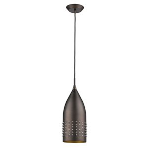 Luminaire suspendu en dome Prism de Acclaim Lighting, 1 lumière, bronze huilé
