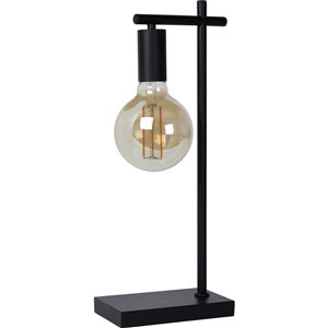 Lampe de Table Spector de Notre Dame Design, 20,75 po, noir