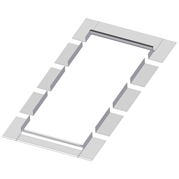 Fakro EL Step Flashing Kit for Deck Mount Skylights Compatible with FX/FV/FVE/FVS - 308/312