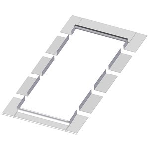 FAKRO EL Step Flashing for Deck Mount Skylight Models 308/312