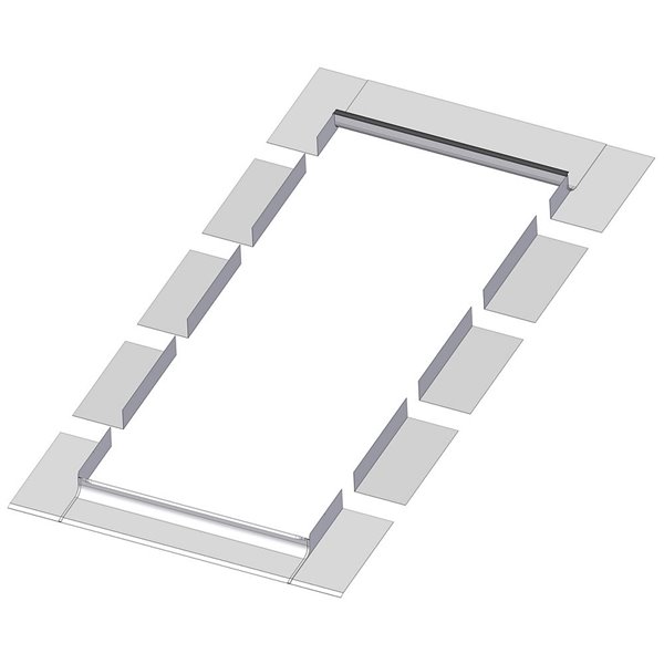 FAKRO EL Step Flashing for Deck Mount Skylight Model 806