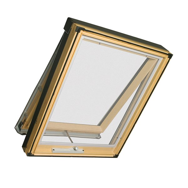 FAKRO 21 x 46 Deck Mount Manual Venting Laminated Glass Skylight