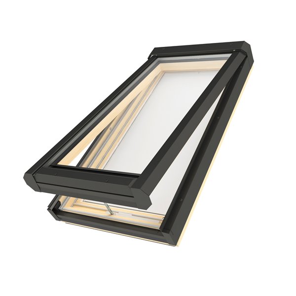 FAKRO 21 x 46 Deck Mount Manual Venting Laminated Glass Skylight