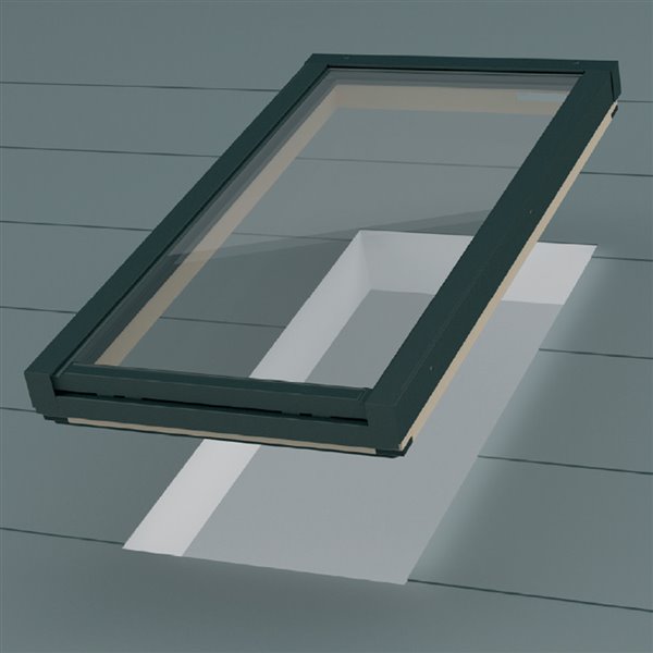 FAKRO Double Glazed Tempered 30 x 46 Deck Mount Fixed Glass Skylight