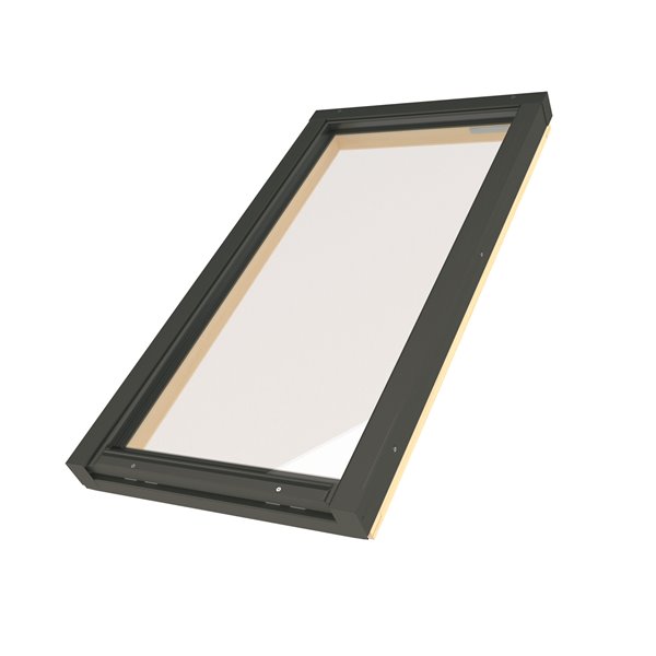 FAKRO Double Glazed Tempered 30 x 46 Deck Mount Fixed Glass Skylight