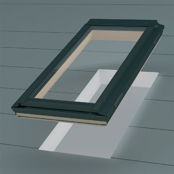 FAKRO 22-1/4 x 45-1/4 Deck Mount Laminated Glass Roof Egress Window - Left