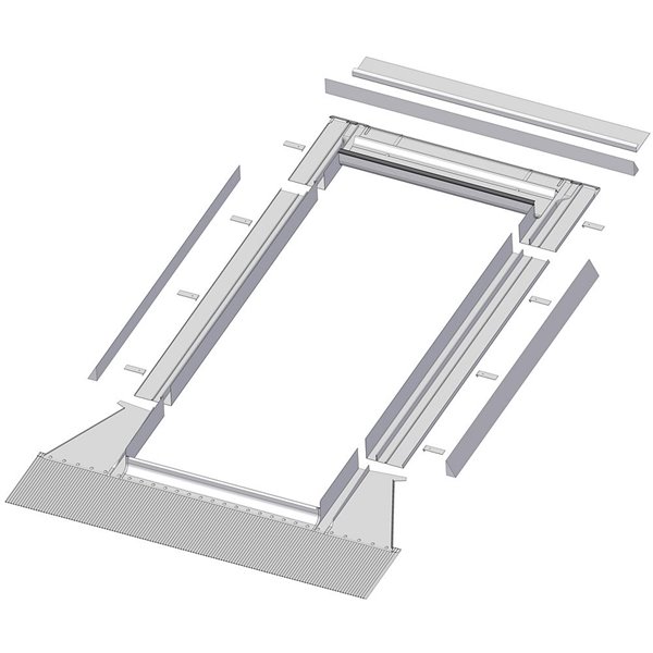 FAKRO EH High Profile Step Flashing for Deck Mount Skylight Model 106