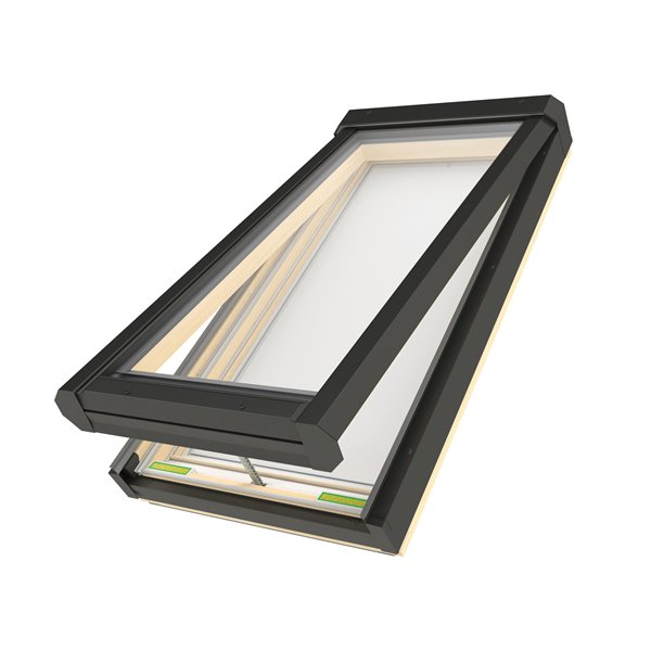 FAKRO 44 x 46 Deck Mount Electric Venting Laminated Glass Skylight