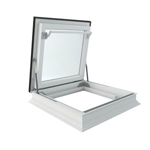 FAKRO 36 x 36 Flat Roof Access Triple Glazed Laminated Glass Skylight